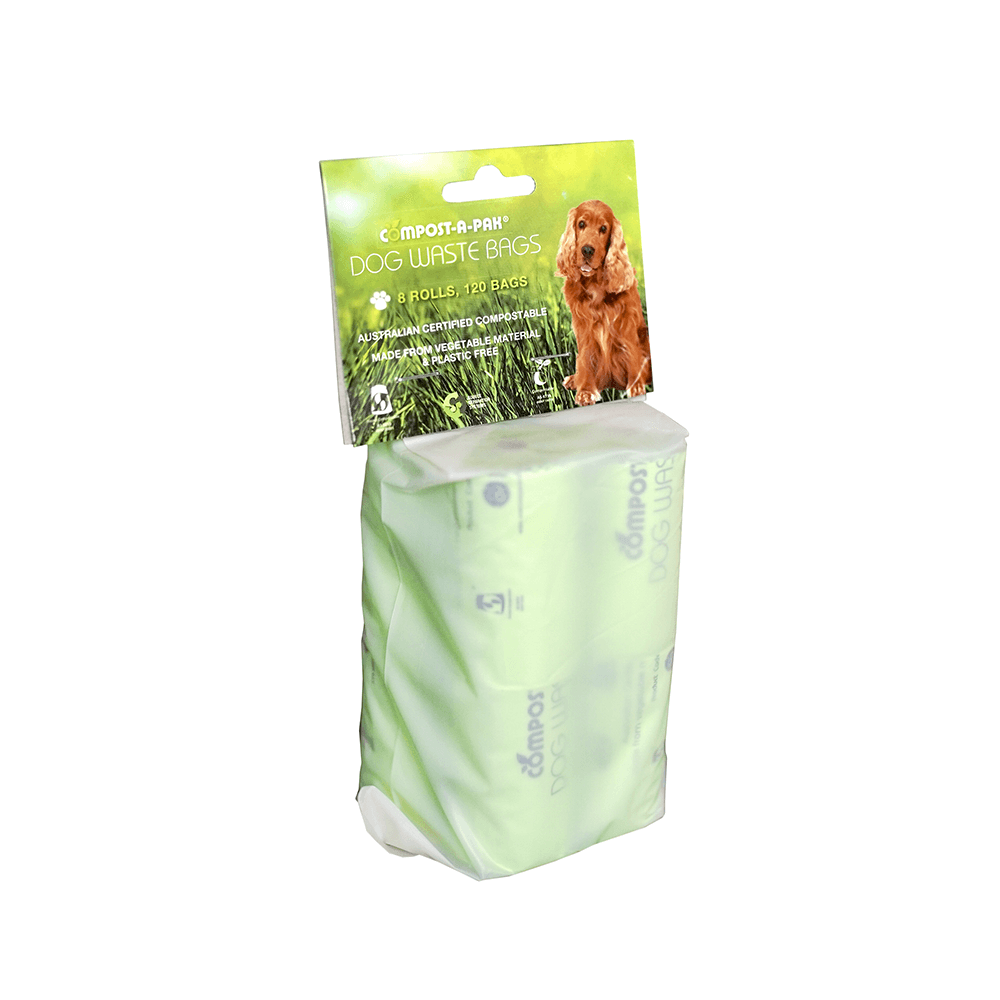 Compost-A-Pak Dog Poo Bags (8 Rolls)