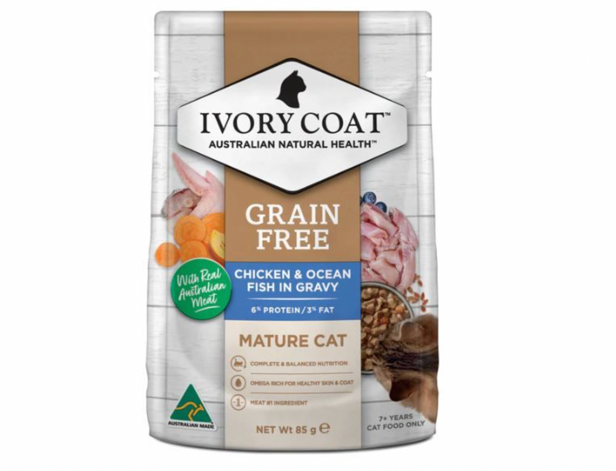 Ivory Coat Cat Wet Food Mature Chicken & Fish Box (12 x 85g