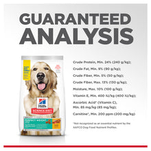 Load image into Gallery viewer, Hill's Dog Dry Food - Perfect Weight (1.81kg)
