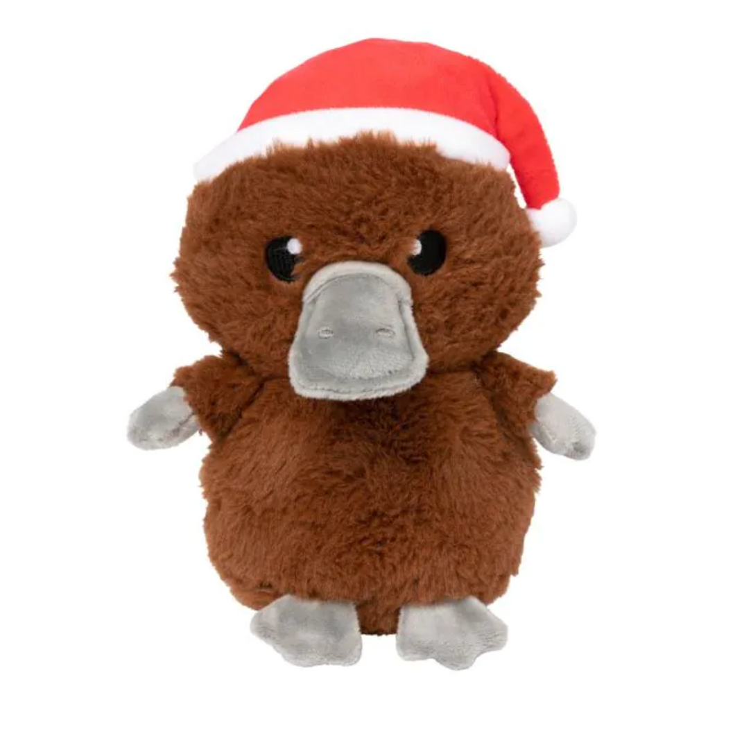 Fuzzyard Xmas 24 - Dog Toy - A-Wreatha the Platypus