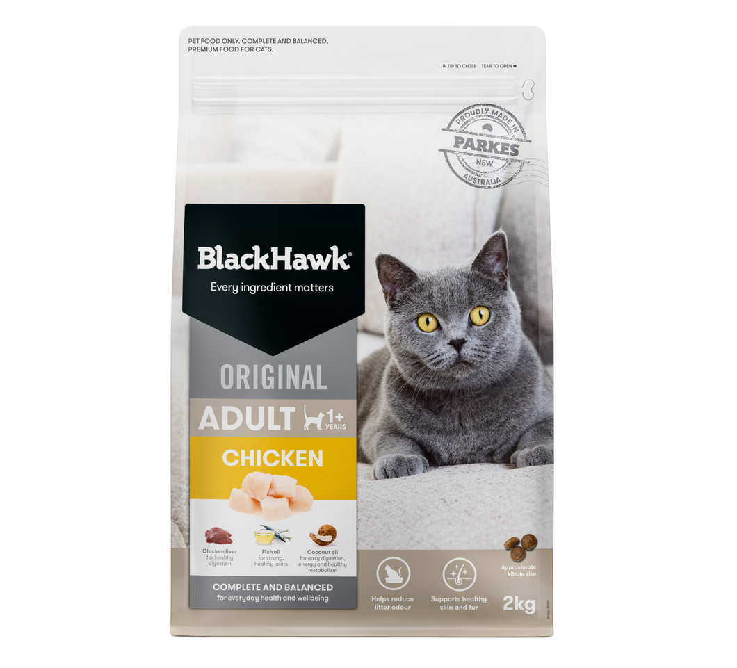 Black Hawk Cat Dry Food - Chicken (2kg)