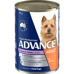 Advance Dog Wet Food - Chicken & Turkey (410g)