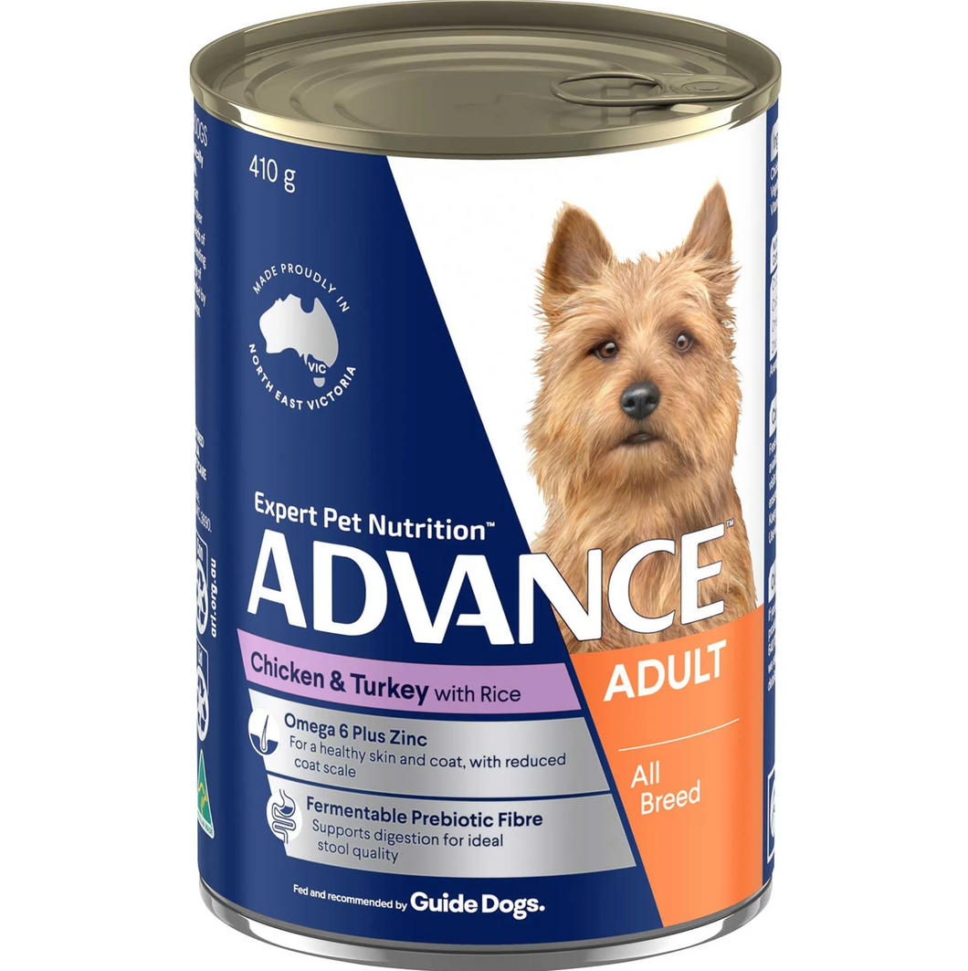 Advance Dog Wet Food - Chicken & Turkey (410g)