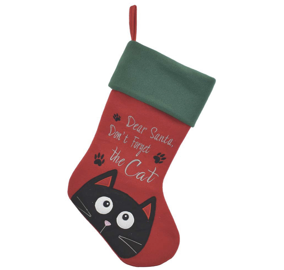 Prestige Christmas Cat Stocking 45cm