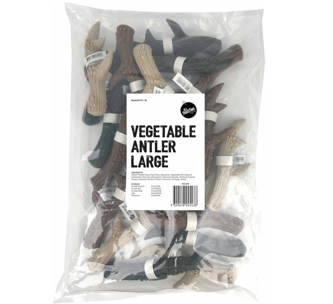 It's Treat Time Dog Vegetable Antler - Large - 2kg (19 Pack)