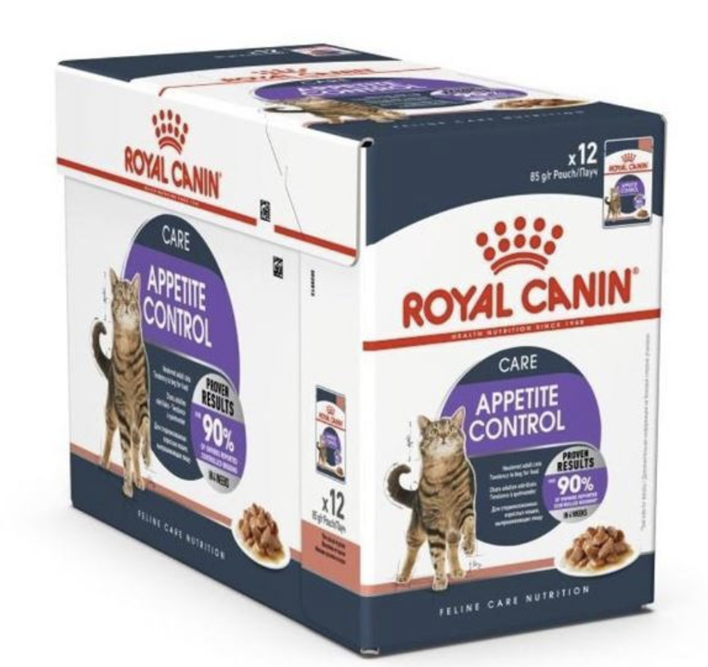 Royal Canin Cat Wet Food - Appetite Control - Gravy - Box (12 x 85g)