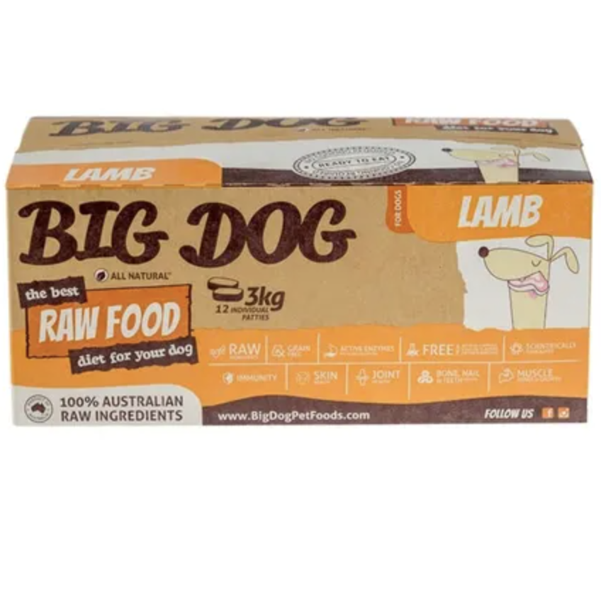 Big Dog Barf - Lamb (3kg)