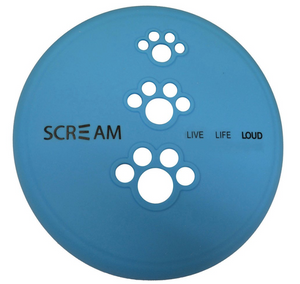 Scream Silicone Pet Flyer - Loud Blue - Small 18cm