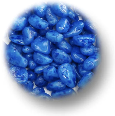 Painted Blue Gravel (1kg)