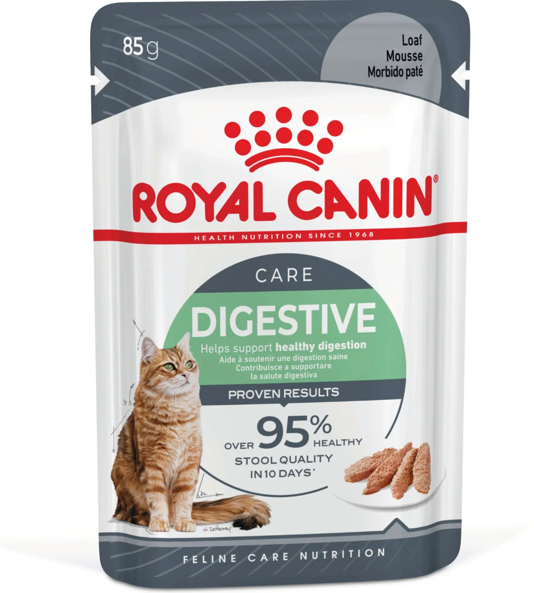Royal Canin Cat Wet Food - Digestive - Loaf - Box (12 x 85g)
