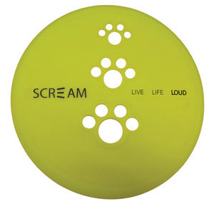 Scream Silicone Pet Flyer - Loud Green - Small 18cm