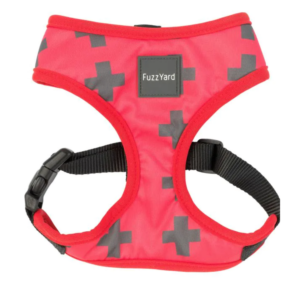 FuzzYard Dog Harness - Red Yeezy - XS