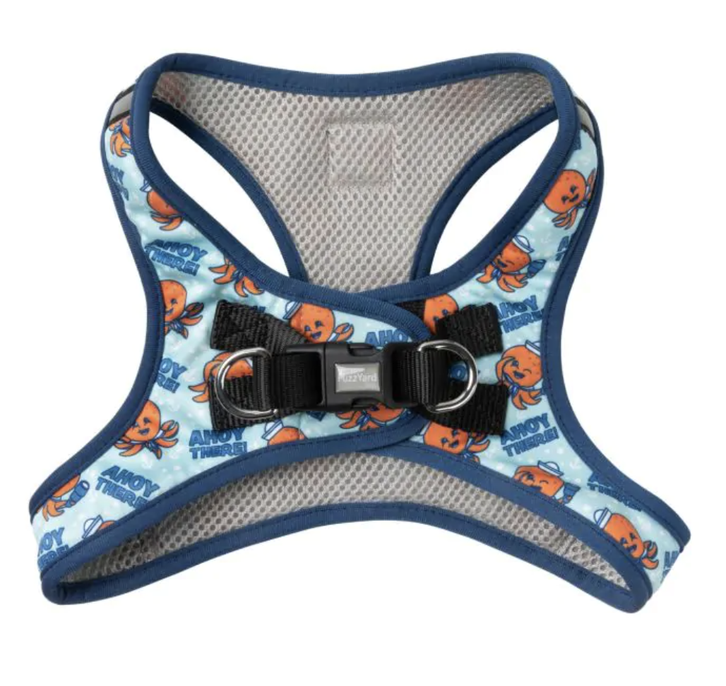Fuzzyard Step In Harness - Ahoy There! - XXSmall