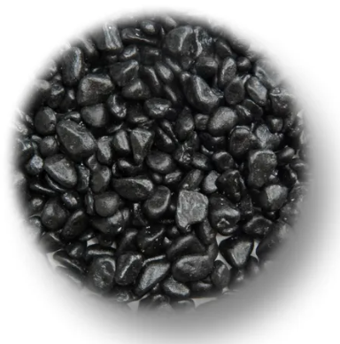 Painted Black Gravel (1kg)