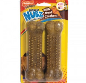 Nylabone Nubz Chicken/Bacon - Jumbo (2 Pack)