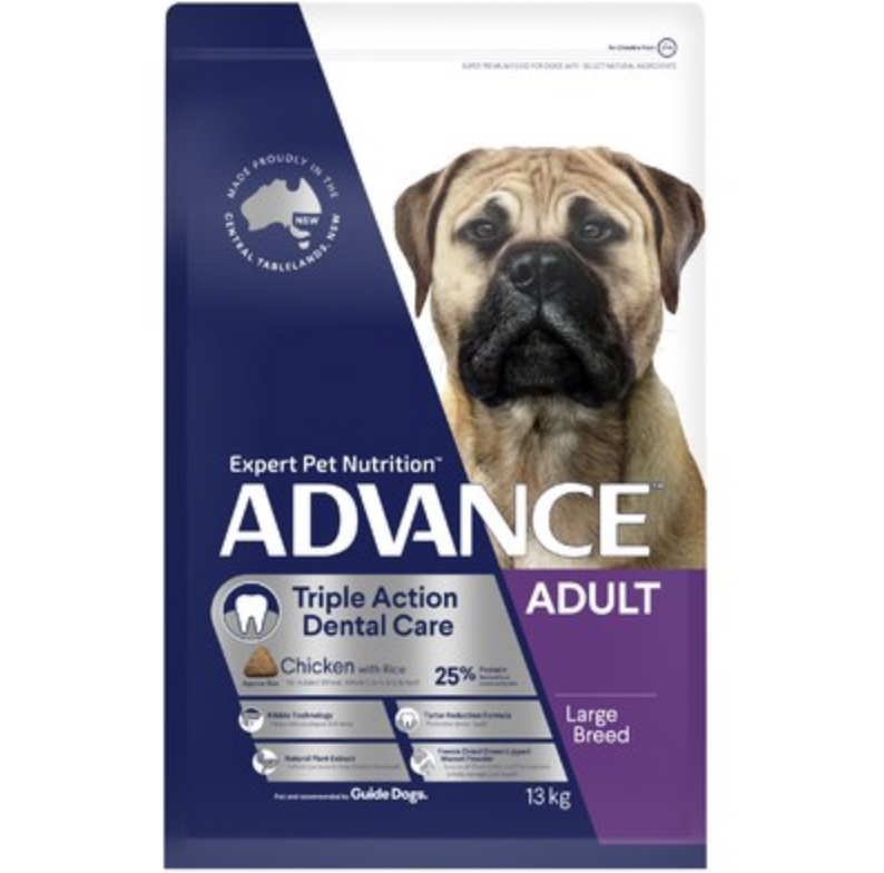 Advance Dog Dry Food - Large Breed - Dental (13kg)