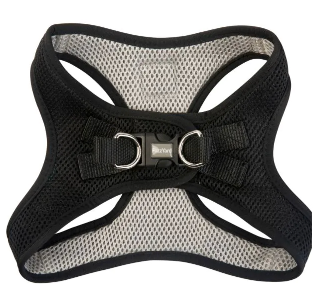FuzzYard Step In Harness - Swat Black - XL