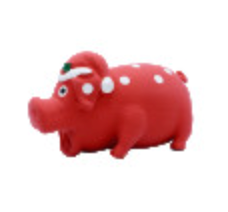 K9 Homes Christmas Latex Red Pig