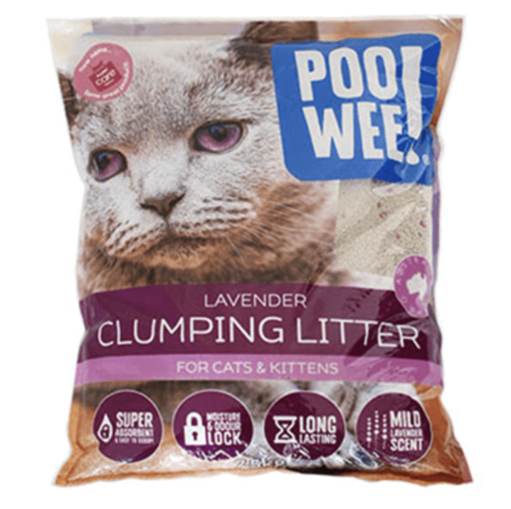 Poo Wee Litter - Clumping - Lavender (7kg)