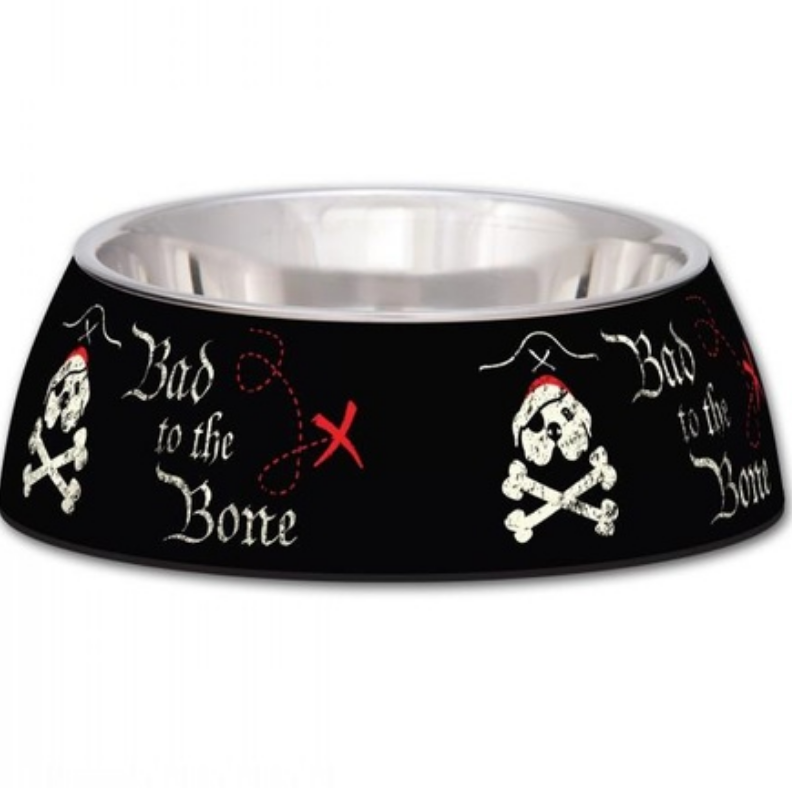 Milano Bad to the Bone Dog Bowl - Small