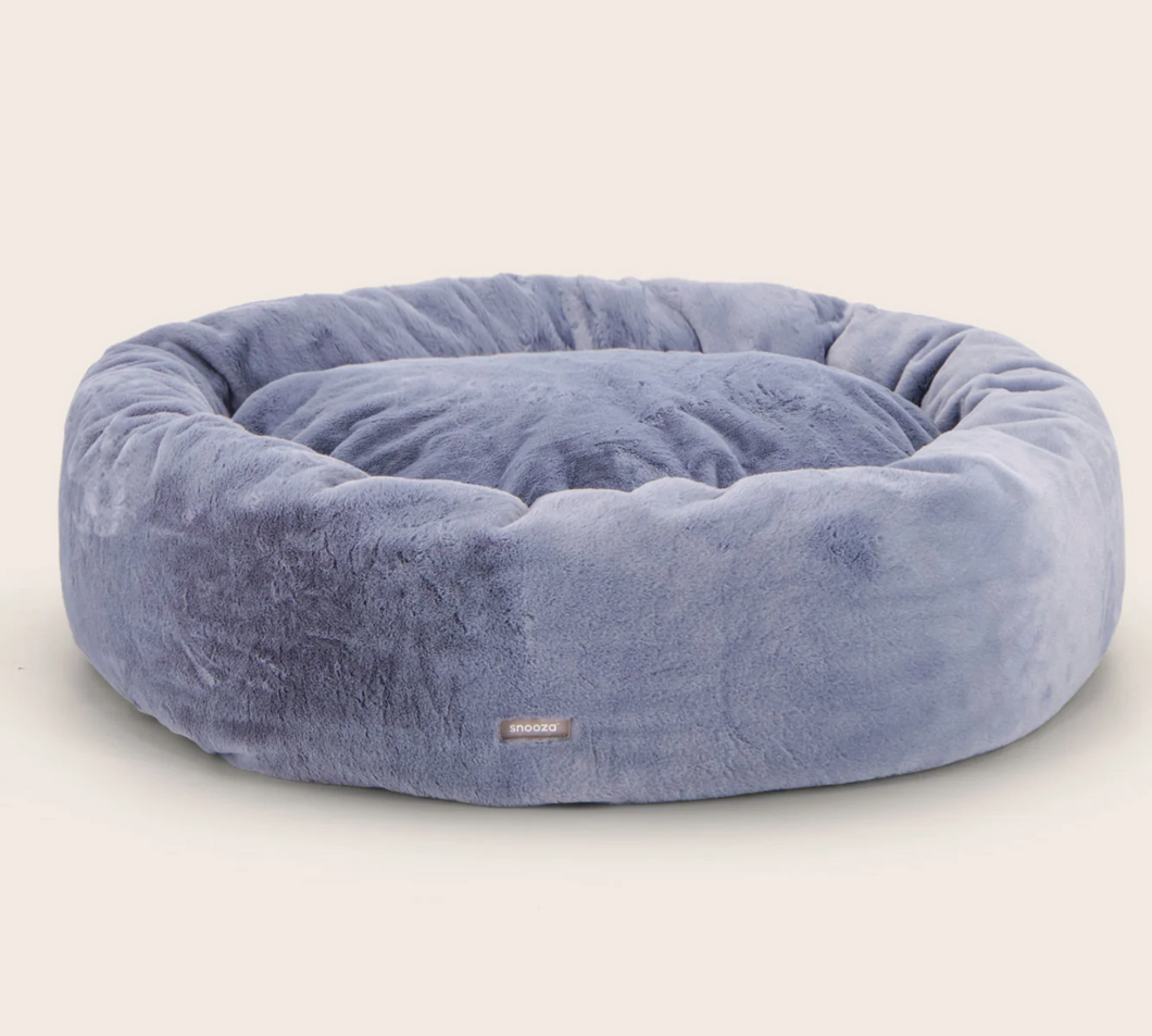 Snooza Cuddler Luxe Fur - Smokey Blue - Medium