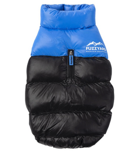 Fuzzyard Dog Coat - East Harlem - Blue 1