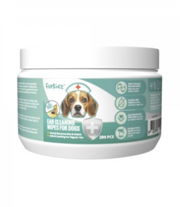 Furkidz Ear Cleaning Wipes for Dogs - 200 Jar
