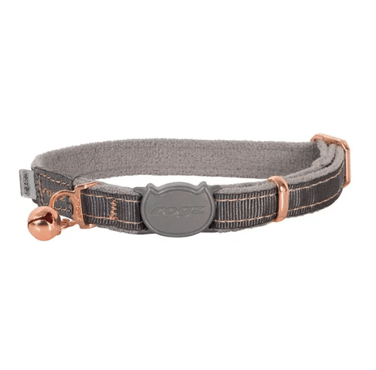 Rogz Urbancat Safety Release Collar - Dove Grey