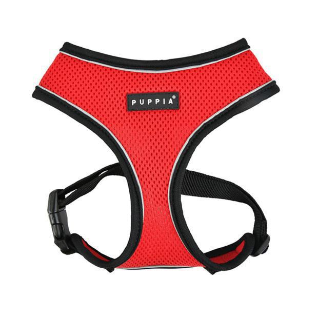 Puppia Soft Harness - Pro Red - Medium