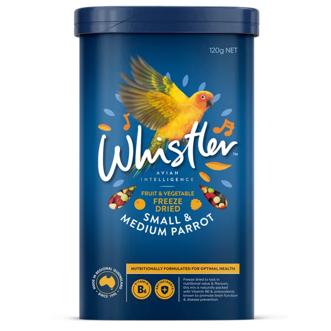 Whistler Freeze Dried Treats - Small Parrot  (120g)