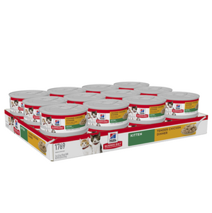 Hill's Cat Wet Food - Kitten - Chicken - Slab (24 x 156g)