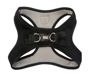 Fuzzyard Step in Harness - Swat Black - XXSmall