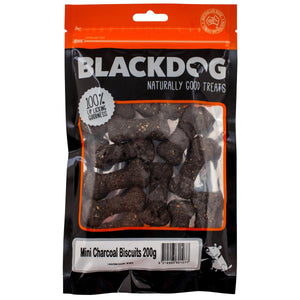 Blackdog Mini Biscuits - Charcoal (200g)
