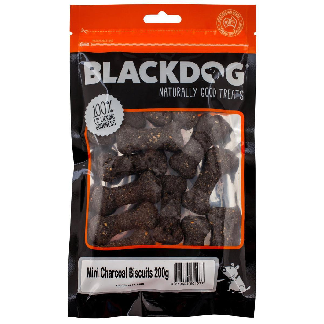 Blackdog Mini Biscuits - Charcoal (200g)