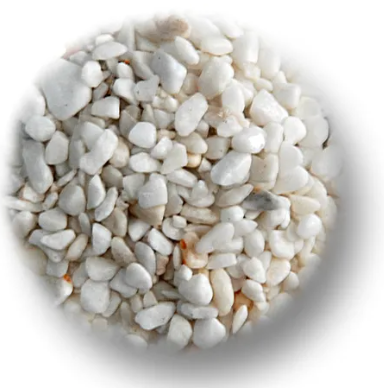 Natural Snow White Gravel - 5mm (20kg)