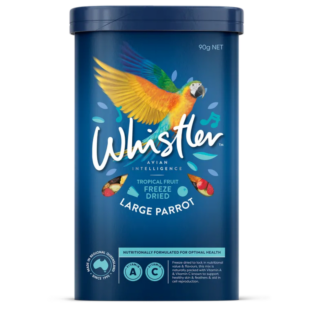 Whistler Freeze Dried Treats - Large Parrot  (90g)