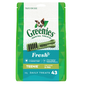 Greenies Dental Treats for Dogs - Fresh - Teenie Size (340g)