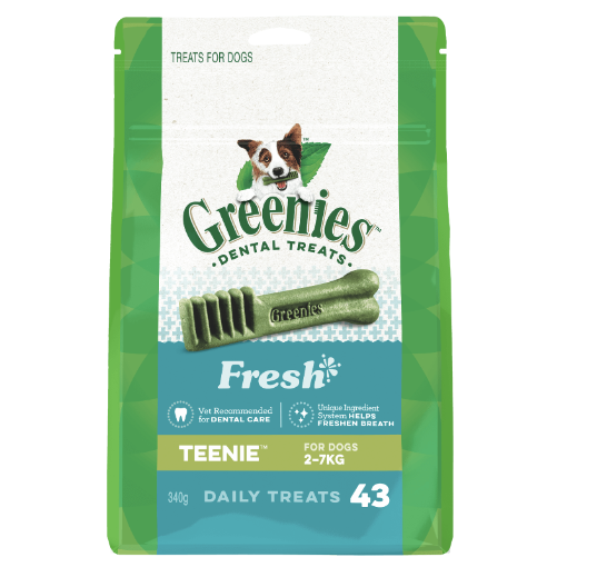 Greenies Dental Treats for Dogs - Fresh - Teenie Size (340g)
