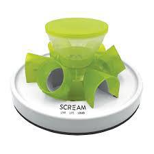Scream Interactive Cat Tunnel Feeder Loud Green