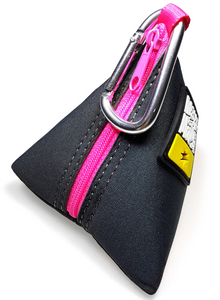 Max & Molly Neoprene Poop Bag Holder Triangle - Pink