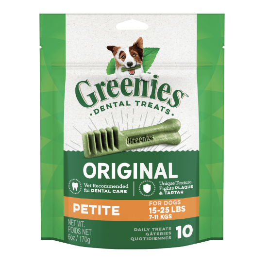Greenies Dental Treats for Dogs - Petite Size (170g)