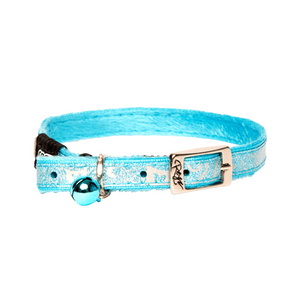 Rogz Sparklecat Pin Buckle Cat Collar - Turquoise - Small (11mm)