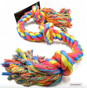 Scream® 2-Knot Rope Dog Toy - Jumbo