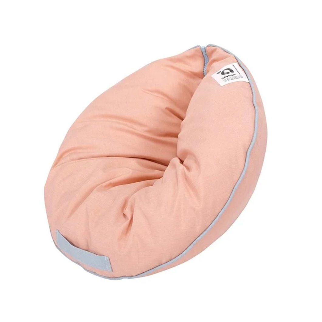Ibiyaya Snuggler Super Comfortable Nook Pet Bed - Playful Peach