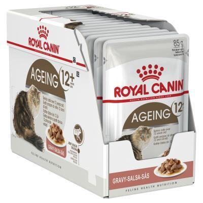 Royal Canin Cat Wet Food - Ageing 12+ - Gravy - Box (12 x 85g)