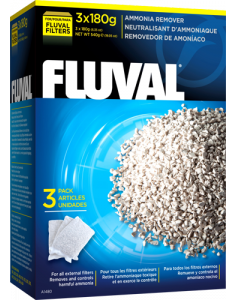 Fluval Ammonia Remover 3x180g