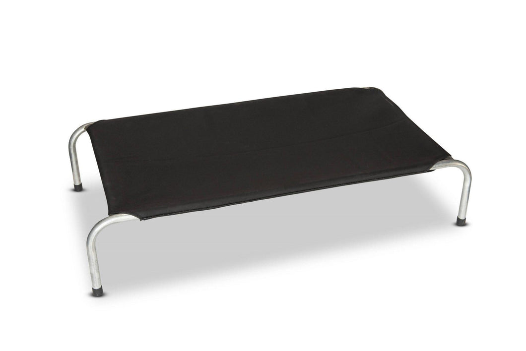 Superior Raised Dog Bed - Canvas/Twill - Black - Small