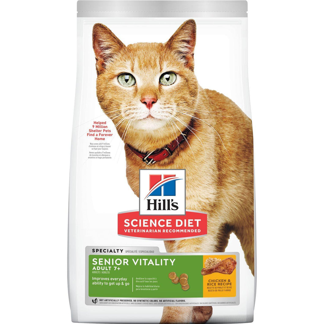 Hill's Cat Dry Food - 7+ Senior Vitality (1.37 kg)