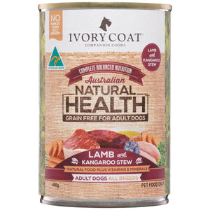 Ivory Coat Dog Wet Food - Lamb & Kangaroo (400g)