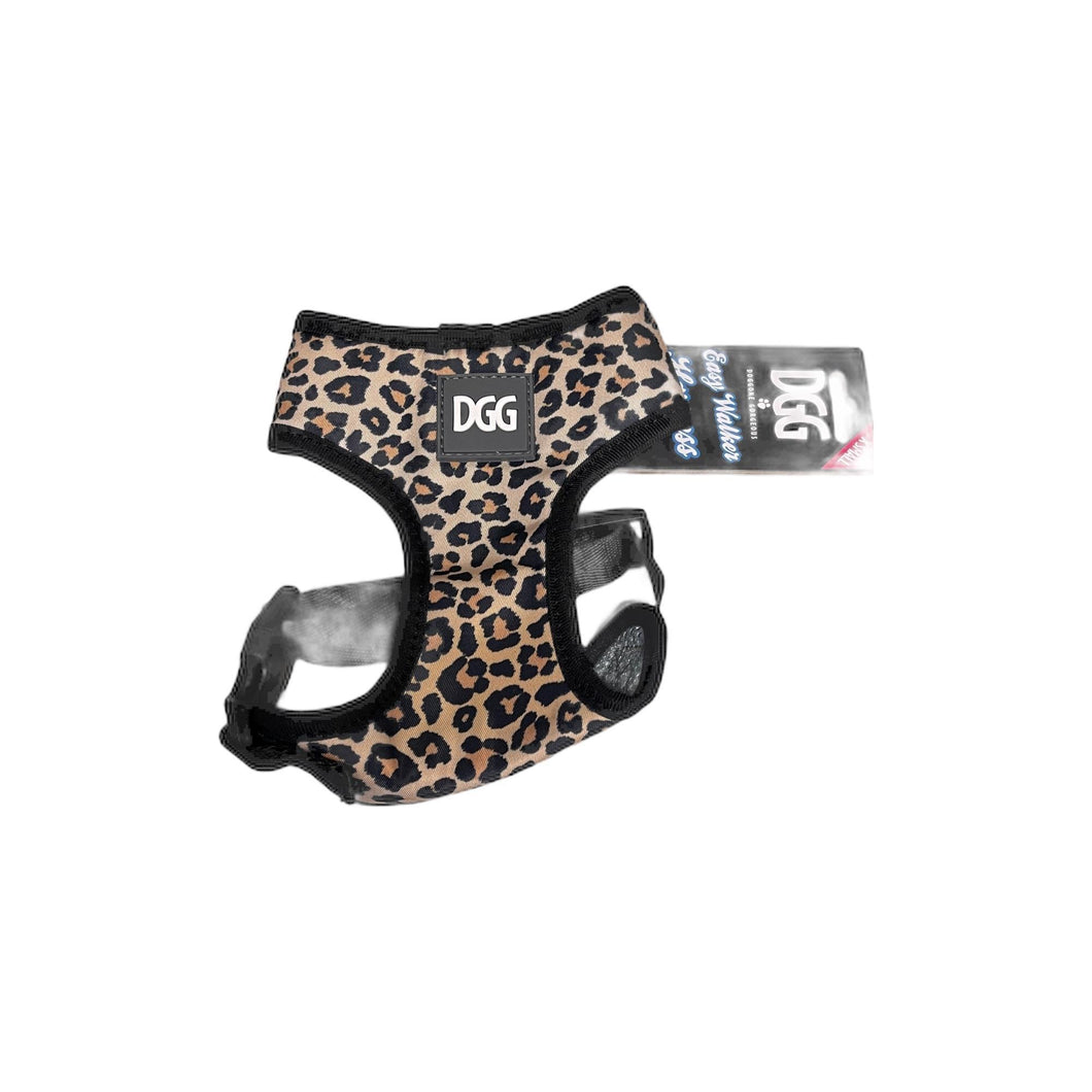 DGG Easy Walker Harness - Leopard Print - Small